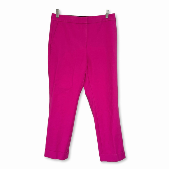 ANN TAYLOR Pants - Ann Taylor Pink Ankle Cropped Trouser Pants Size 6